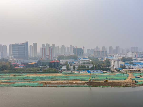 洸府河景观绿化