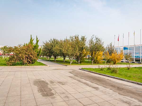 汶上县城市四角绿地绿程